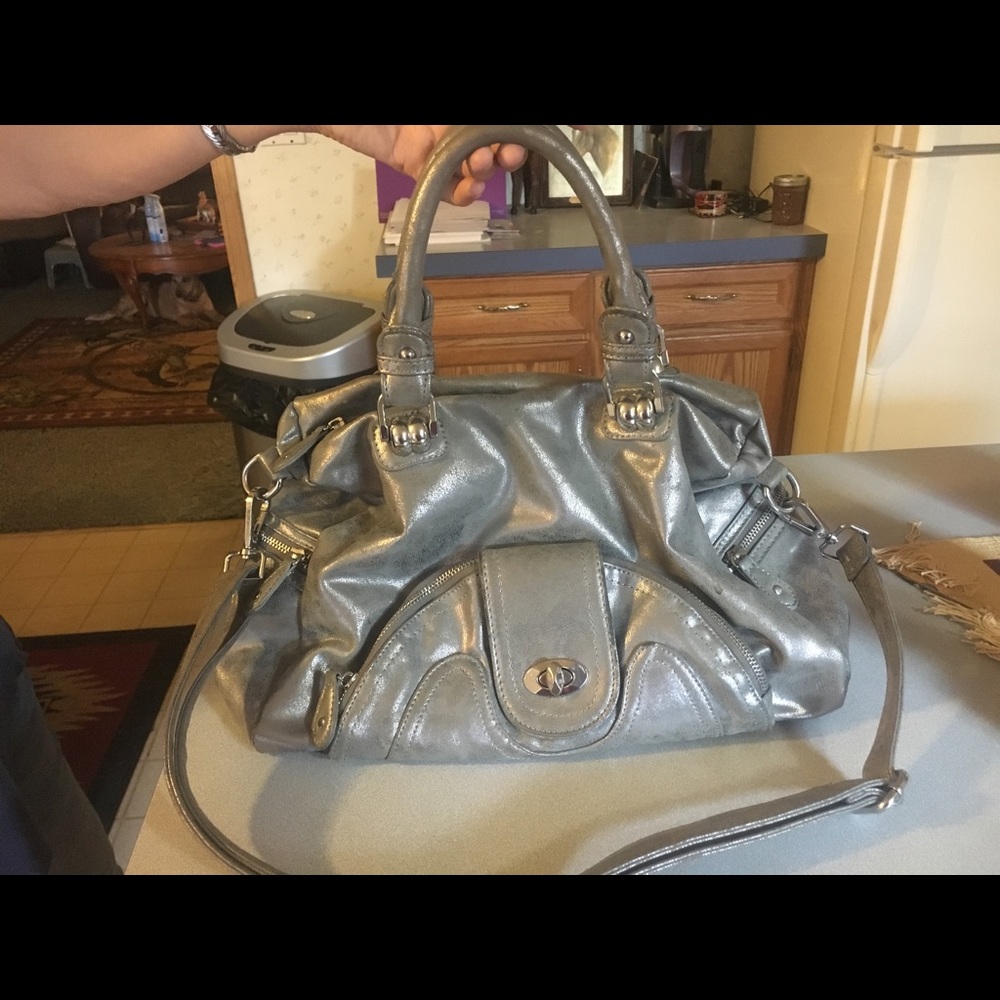 Used silver bag